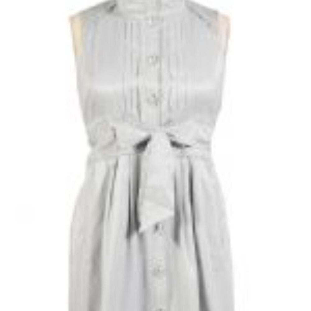 Silver shimmer corset dress. Perfect for brunch!